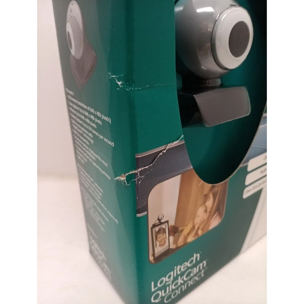 Logitech QuickCam Connect (E2500) Webcam USB Video Microphone - NEW/SEALED